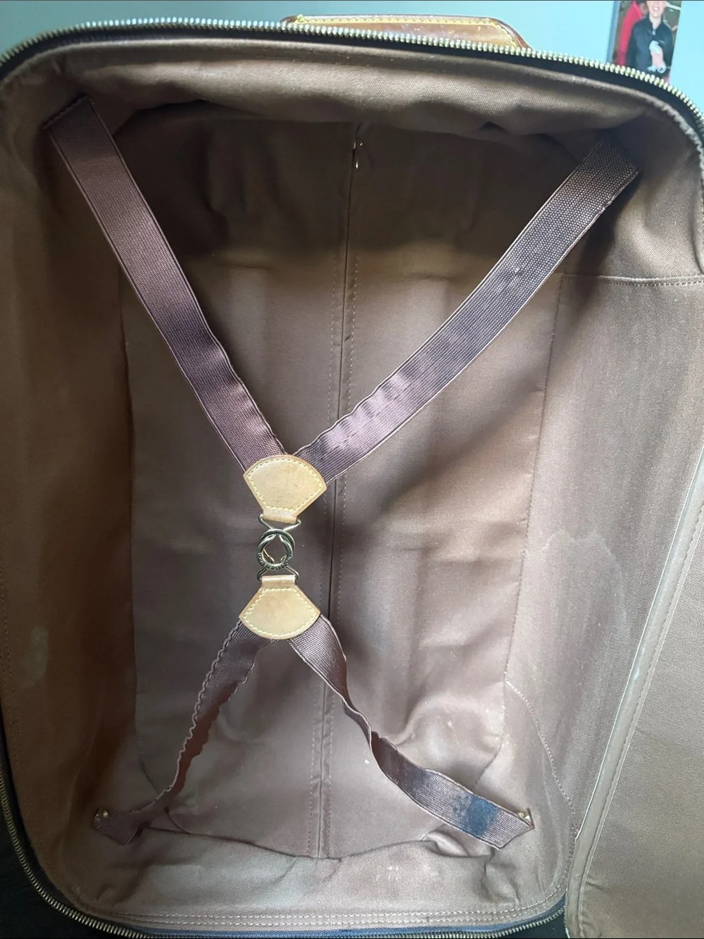 Louis Vuitton Monogram Rolling Travel Bag in Brown